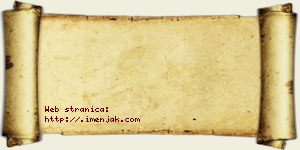 Jovana Stanisavljević vizit kartica